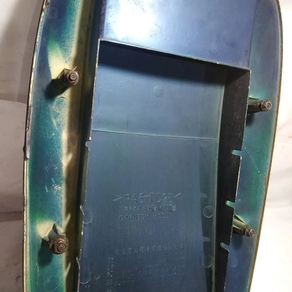Entrada De Ar Capô Mitsubishi L200 1993 Azul-escuro