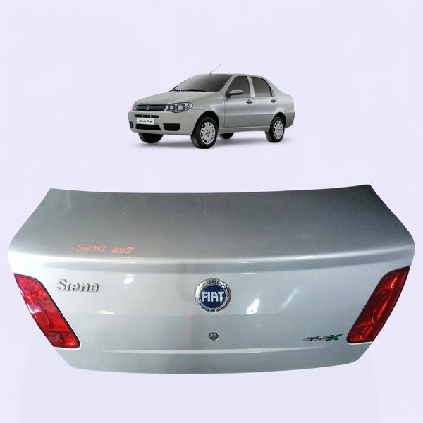 Capo Tampa Traseira Fiat Siena 2008 Sapão Sem Cilindro