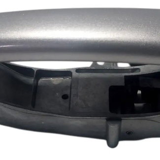 Maçaneta Externa Traseira Esquerda Citroen C4 2010 Prateado Traseira