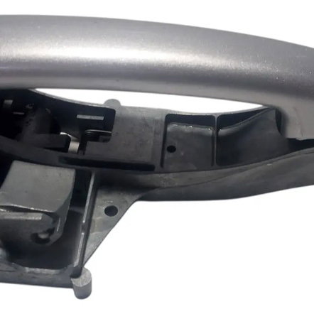 Maçaneta Externa Traseira Esquerda Citroen C4 2010 Prateado Traseira