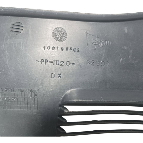 Acabamento Lateral Console Direito Fiat Uno Vivace 2014 Cinza-escuro