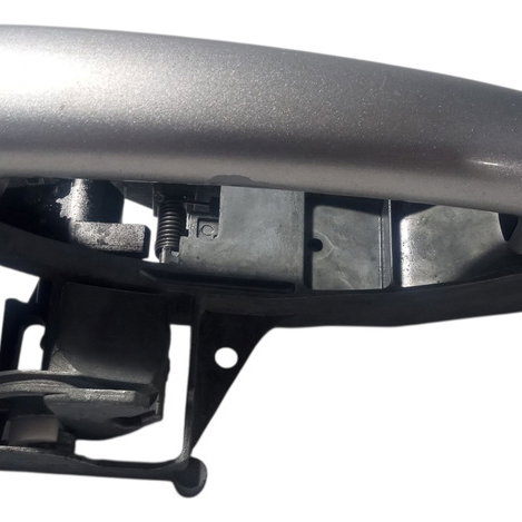 Maçaneta Externa Dianteira Esquerda Citroen C4 2010 Prateado Dianteira