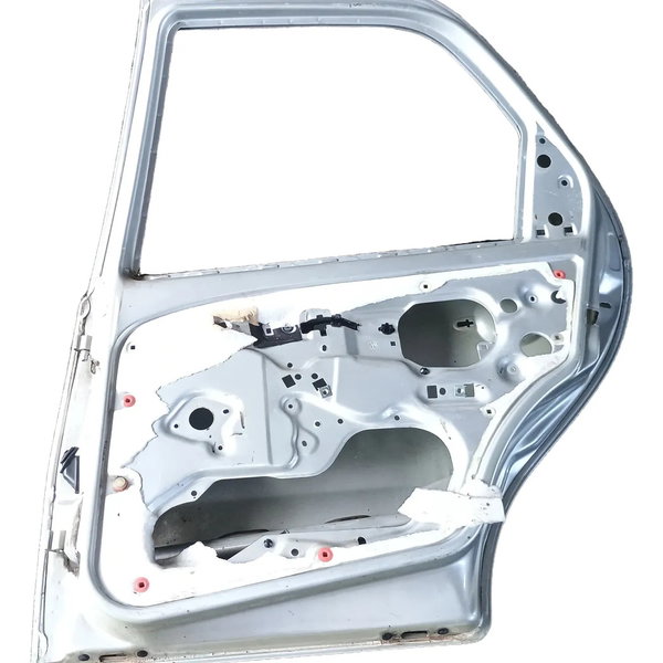 Porta Traseira Lado Direito Fiat Siena Palio 2008 Sapão Traseira Direito Prateado