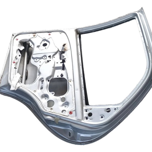 Porta Traseira Lado Direito Fiat Siena Palio 2008 Sapão Traseira Direito Prateado