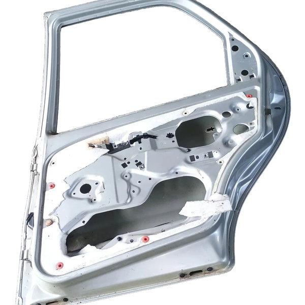 Porta Traseira Lado Direito Fiat Siena Palio 2008 Sapão Traseira Direito Prateado