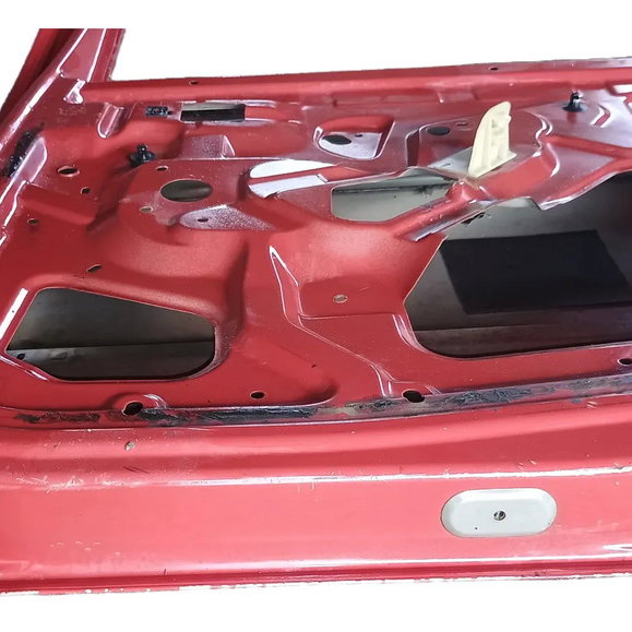 Porta Traseira Lado Direito Renault Logan 2011 Traseira Direito Vermelho