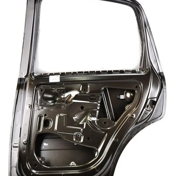 Porta Traseira Lado Direito Citroën C3 2003 A 2010 Traseira Direito Preto