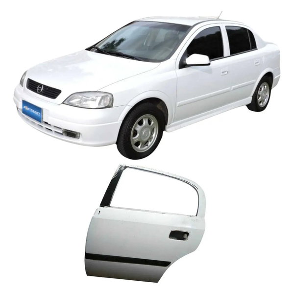 Porta Traseira Esquerda Gm Astra 2000 Traseira Esquerdo Branco