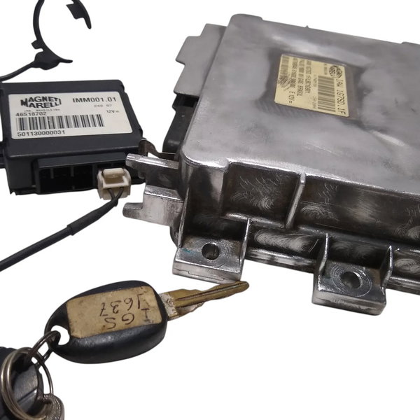 Kit Módulo Injeção Fiat Palio 1.0 8v 1999 Iaw1g7sd.1f