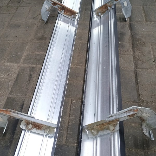 Estribo Nissan Frontier 2010 Par Preto Fosco