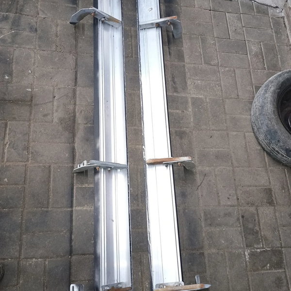 Estribo Nissan Frontier 2010 Par Preto Fosco