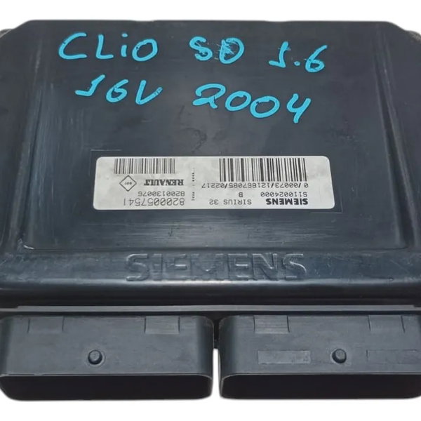 Módulo Injeção Renault Clio 1.6 16v 2004 8200057541