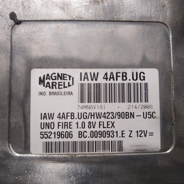 Módulo Injeção Fiat Uno Fire 1.0 8v Flex Iaw4afbug