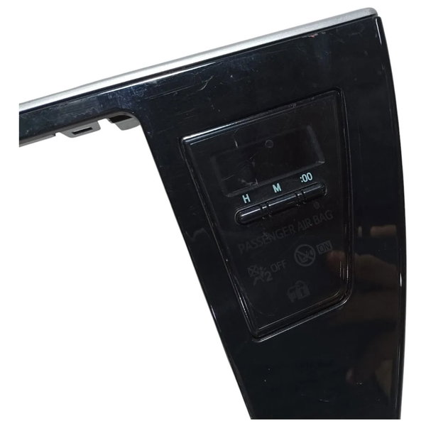 Moldura Painel Central Multimídia Alerta Toyota Corolla 2018 Preto