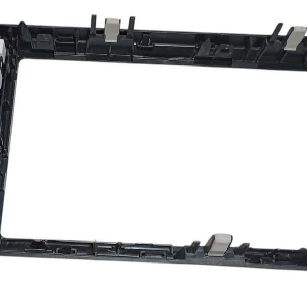 Moldura Painel Central Multimídia Alerta Toyota Corolla 2018 Preto