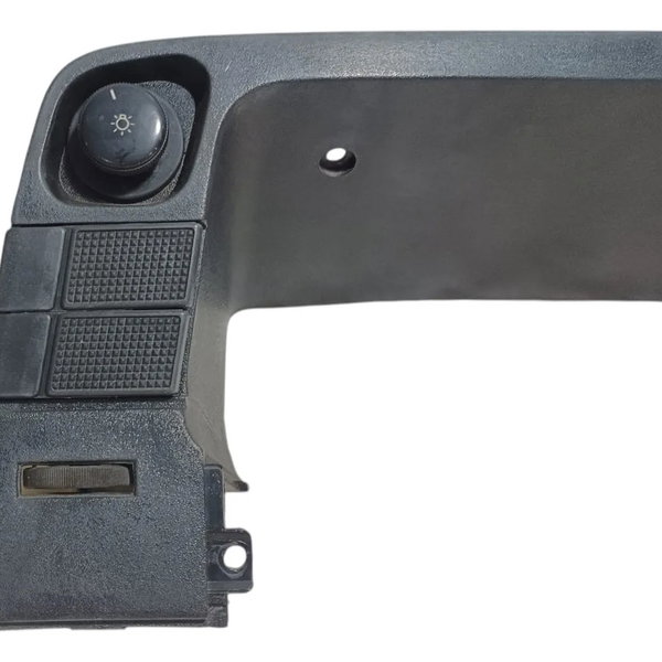 Moldura Painel Instrumento Botão Alerta Gm Kadett 1994 Cinza-escuro