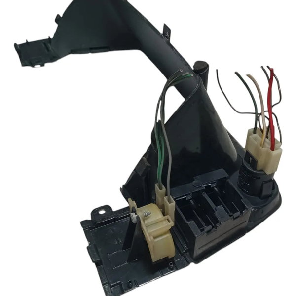 Moldura Painel Instrumento Botão Alerta Gm Kadett 1994 Cinza-escuro