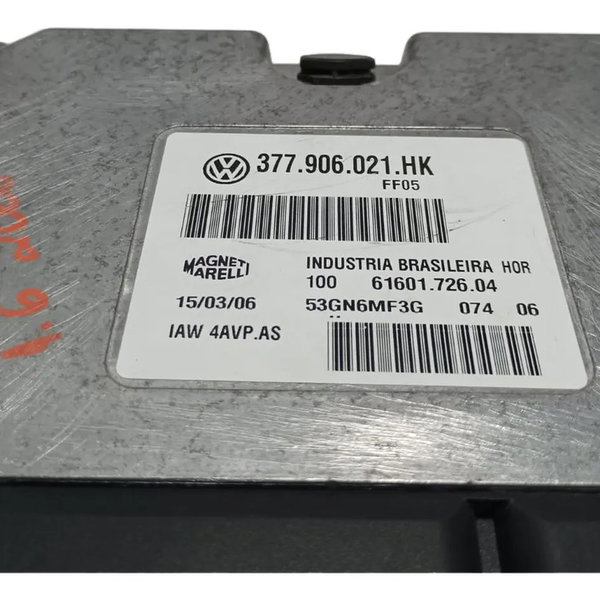 Módulo Injeção Vw Saveiro G4 1.6 2008 377906021hk