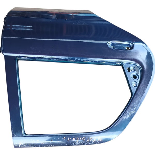 Porta Traseira Lado Direito Fiat Siena Palio Fire 2005 Traseira Direito Azul