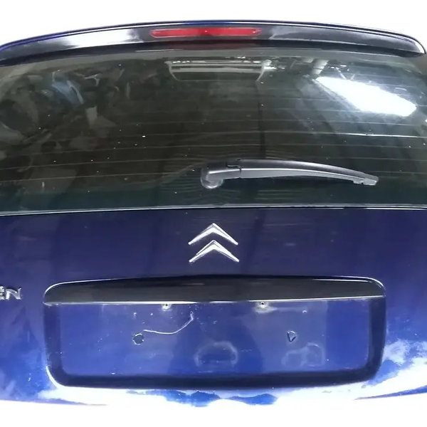Tampa Traseira Capo Com Vidro Citroen C3 1.6 2008 Azul