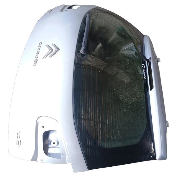 Capo Tampa Traseiro Porta Malas C3 2013 Com Detalhes Prata