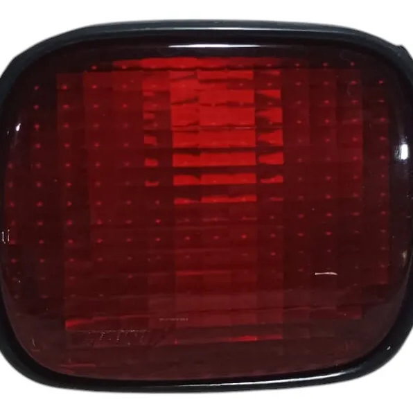Lanterna Luz Neblina Parachoque Traseiro Vw Gol Bola Direito/passageiro Vermelho
