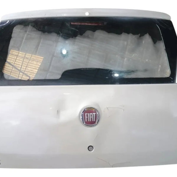 Tampa Capo Traseiro Fiat Uno Vivace 2010 Para Recuperar Branco