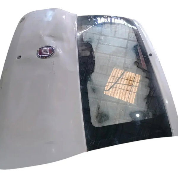 Tampa Capo Traseiro Fiat Uno Vivace 2010 Para Recuperar Branco