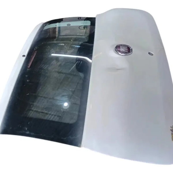 Tampa Capo Traseiro Fiat Uno Vivace 2010 Para Recuperar Branco
