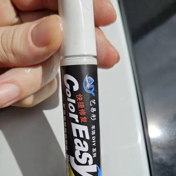 Caneta Tira Riscos Retoque Automotivo Carro E Moto Cor Branco