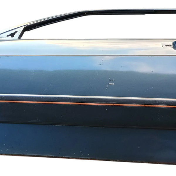 Porta Lado Esquerdo Vw Gol Quadrado 91 C/ Detalhes Dianteira Esquerdo Azul