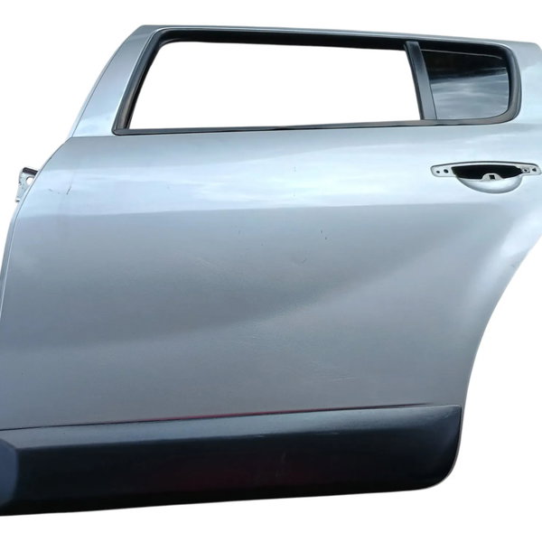 Porta Lado Esquerdo Traseira Renault Sandero 2010 Traseira Esquerdo Prateado