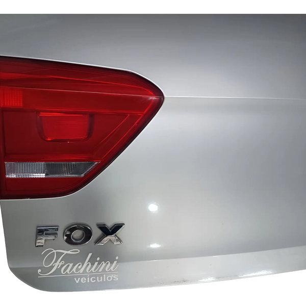 Tampa Traseira Porta Malas Vw Fox Msi 2015 Completo Cinza