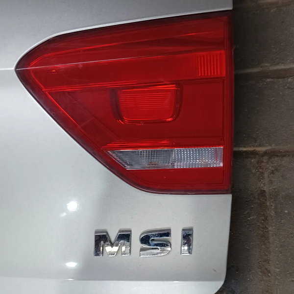 Tampa Traseira Porta Malas Vw Fox Msi 2015 Completo Cinza