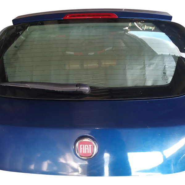 Tampa Traseira Capo Com Vidro Fiat Bravo 2012 Azul-turquesa