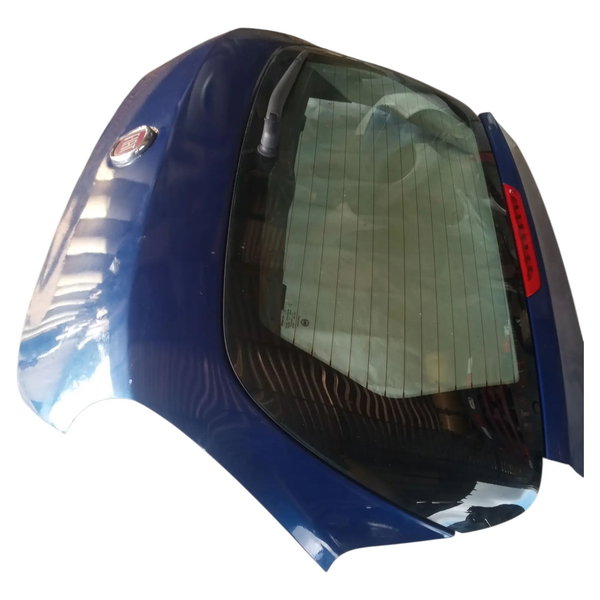 Tampa Traseira Capo Com Vidro Fiat Bravo 2012 Azul-turquesa