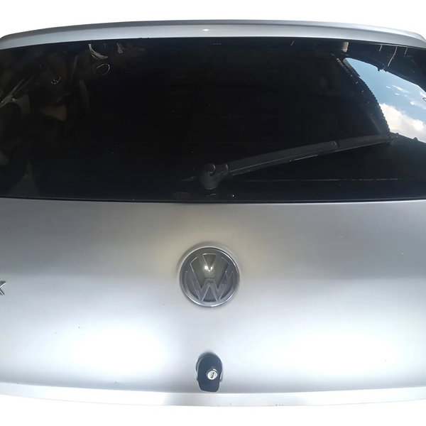 Tampa Capo Traseiro Vw Fox 2005 À 2009 Prateado