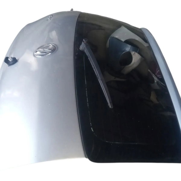 Tampa Capo Traseiro Vw Fox 2005 À 2009 Prateado
