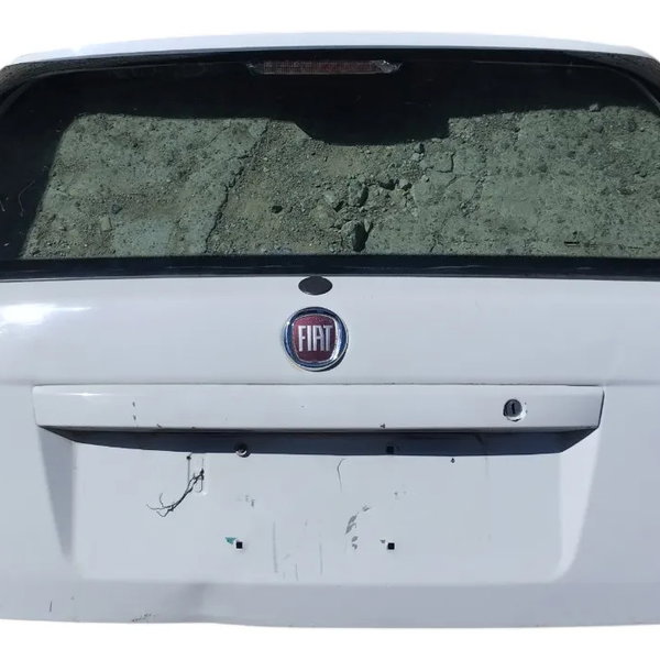 Tampa Porta Malas Fiat Palio 2008 A 2016 Com Detalhe Branco