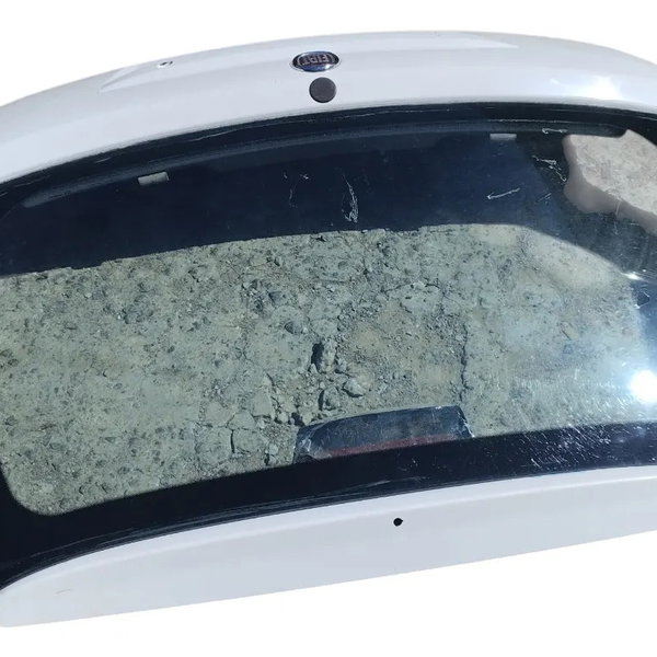 Tampa Porta Malas Fiat Palio 2008 A 2016 Com Detalhe Branco