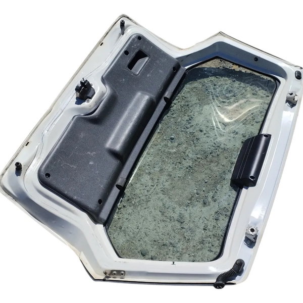 Tampa Porta Malas Fiat Palio 2008 A 2016 Com Detalhe Branco