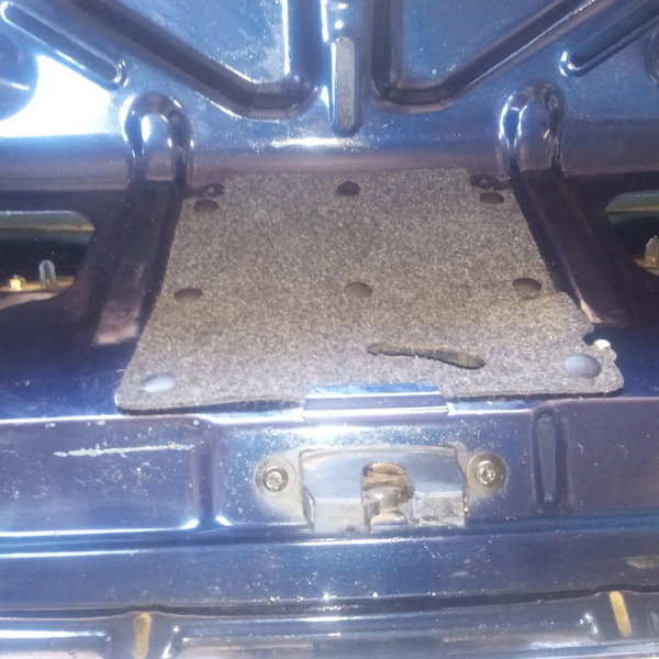Tampa Porta Malas Capo Ford Fiesta Sedam 2006 Azul-marinho