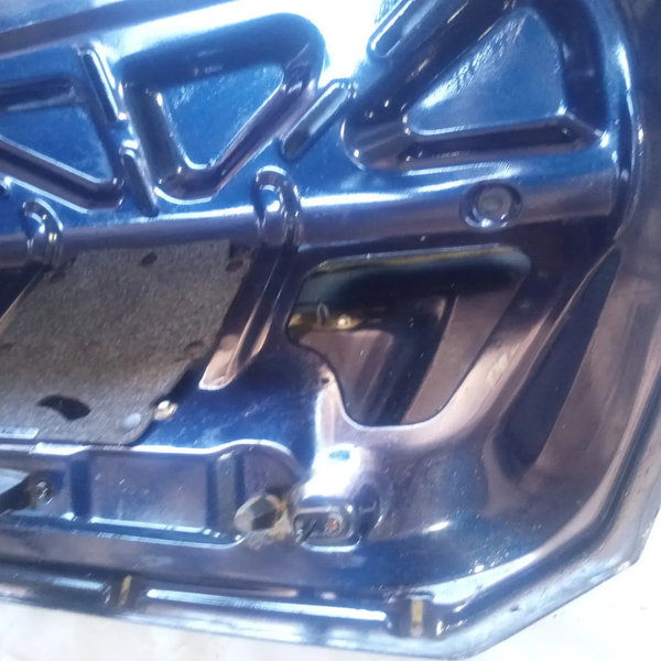 Tampa Porta Malas Capo Ford Fiesta Sedam 2006 Azul-marinho