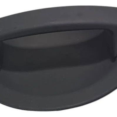 Maçaneta Externa Porta Dianteira Direita Fiat Doblo 2008 Preto Dianteira