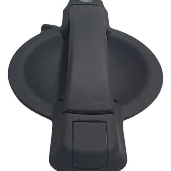 Maçaneta Externa Porta Dianteira Esquerda Fiat Doblo 2008 Preto Dianteira