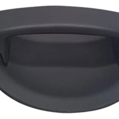 Maçaneta Externa Porta Dianteira Esquerda Fiat Doblo 2008 Preto Dianteira