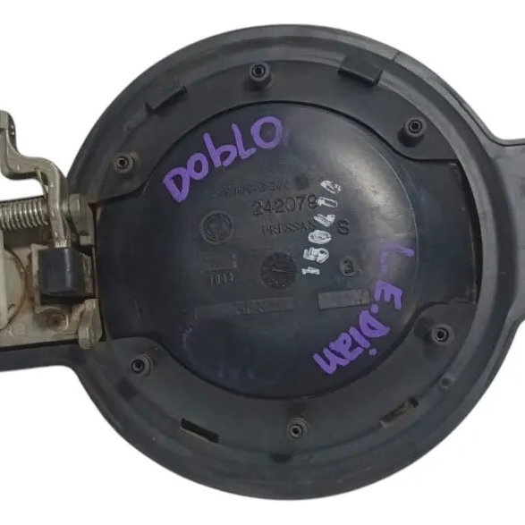 Maçaneta Externa Porta Dianteira Esquerda Fiat Doblo 2008 Preto Dianteira