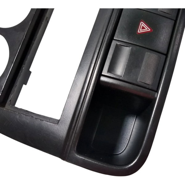 Moldura Painel Central Vw Gol G4 Preto