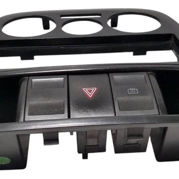 Moldura Painel Central Vw Gol G4 Preto
