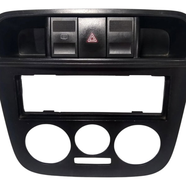 Moldura Painel Central Vw Gol G4 Preto